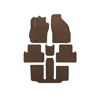 Tapis de sol EVA (3 Rangées, 7 Places, Marron)