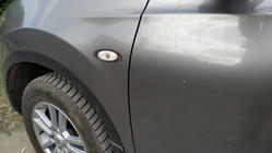 Nissan Qashqai 2010-2014 Encadrement de clignotant (2 pcs, inox) photo 2
