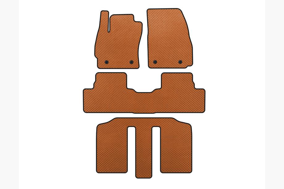 Mazda 5 2010-2018 Tapis de sol EVA (3 Rangées, Orange) Image