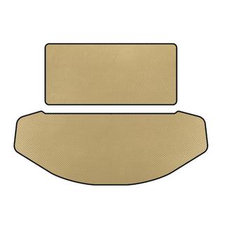 Tapis de coffre EVA (Dossier+Coffre, 7 places, Beige)