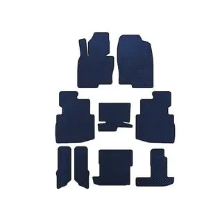 Tapis de sol EVA (3 Rangées, 7 Places, Bleu)