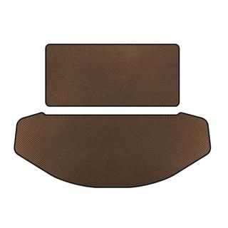 Tapis de coffre EVA (dossier + coffre, 7 places, marron)