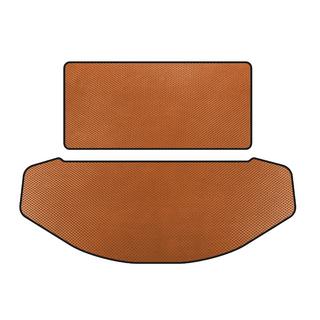 Tapis de coffre EVA (Dossier+Coffre, 7 places, Orange)