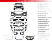 Mercedes E-class W214 2023- Pare-chocs avant AMG-Line photo 2