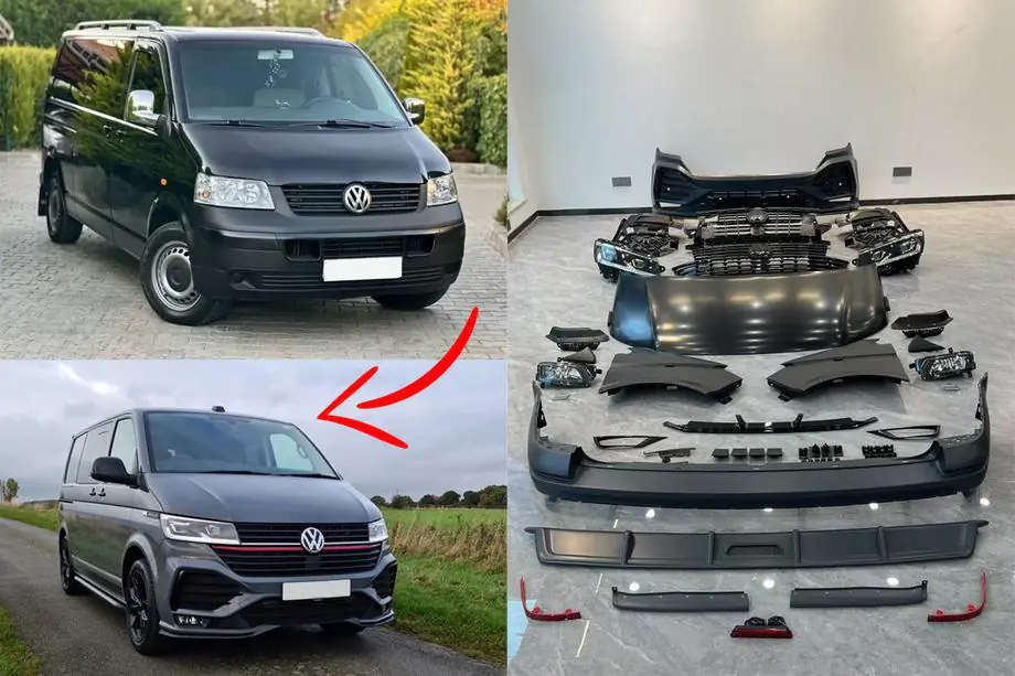 Volkswagen T5 Transporter 2003-2010 Kit Restylage vers T6.1 Sportline Photo 1