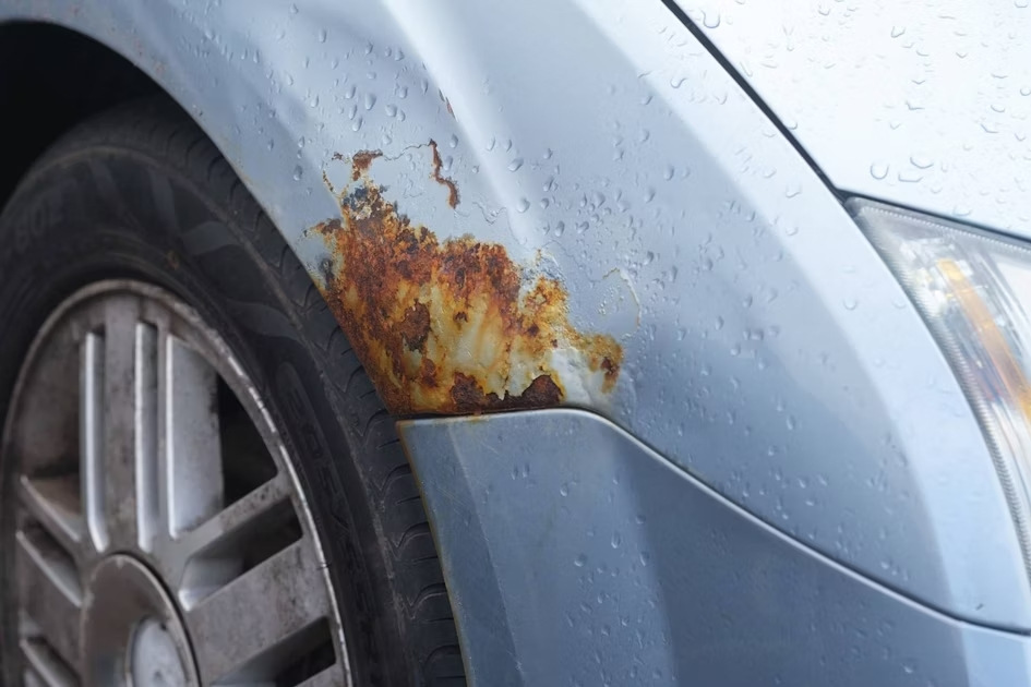 Que faire si de la corrosion apparaît sur la carrosserie de la voiture ?
