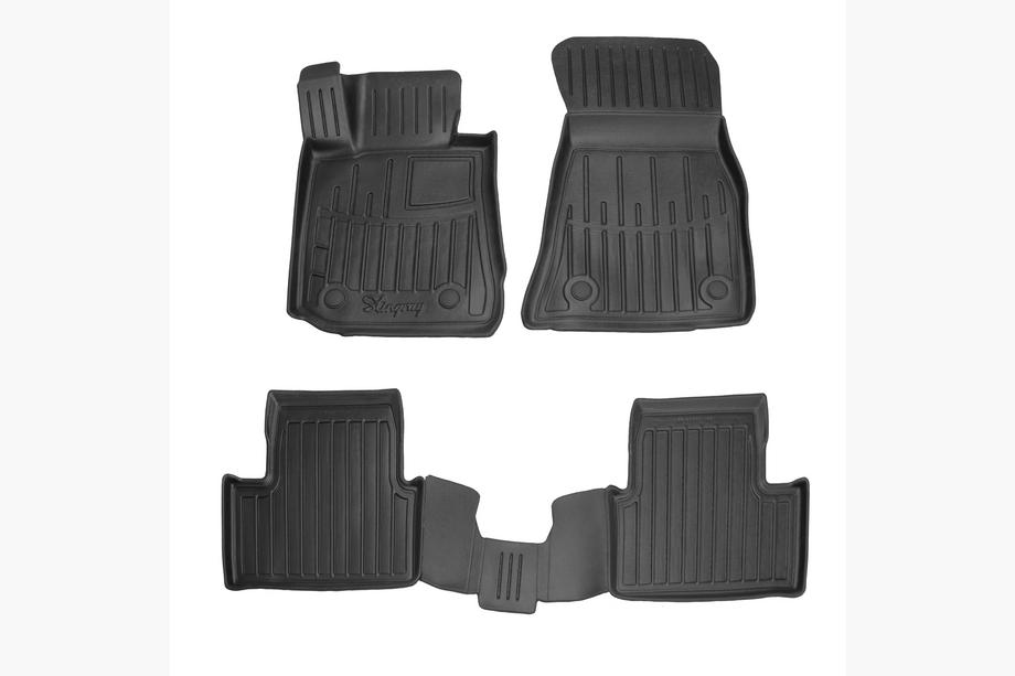 BMW 4 Series G22/23/26 2020- Tapis de Sol Caoutchouc Stingray 3D (Pour G26, 4 pcs) Image