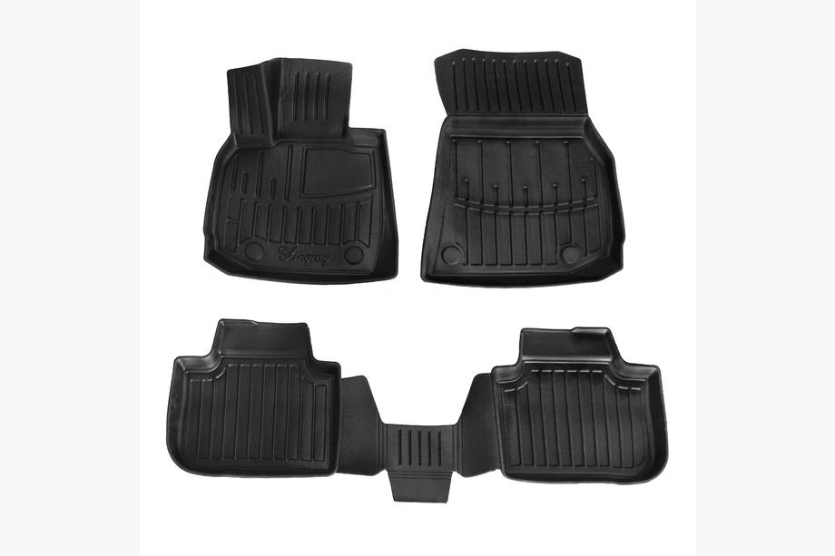 BMW X3 G45 2024- Tapis de sol en caoutchouc Stingray 3D (4 pcs) Image