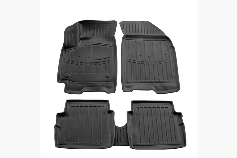 Chevrolet Aveo T200 2002-2008 Tapis de sol caoutchouc Stingray 3D (5 pcs) Image