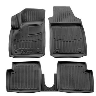 Tapis de Sol Caoutchouc Stingray 3D (Pour Fiat 500, Europe, 5 pcs)