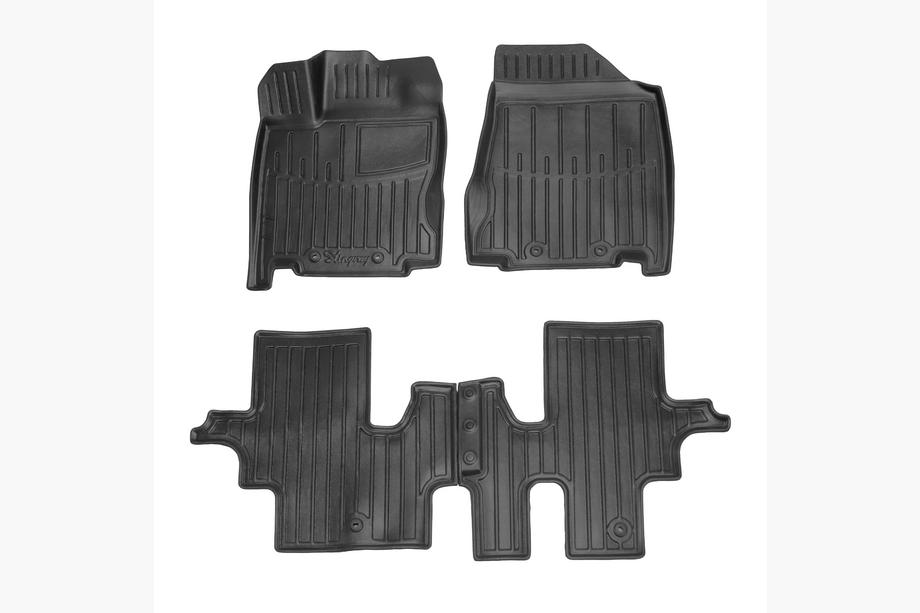 Infiniti QX60 2016-2021 Tapis de Sol Caoutchouc Stingray 3D (7 Places, Lot de 4) Image