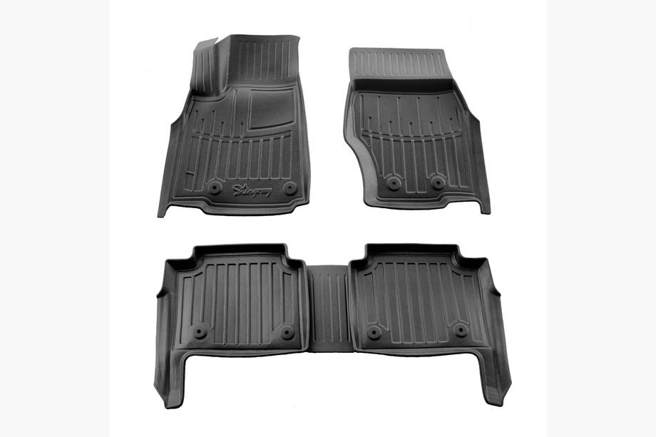 Jeep Grand Cherokee WL 2021- Tapis de sol caoutchouc Stingray 3D (5 places, 5 pièces) Image