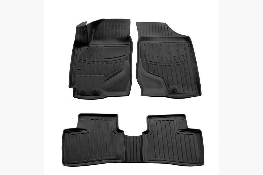Kia Cerato 2 2010-2013 Tapis de sol caoutchouc Stingray 3D (5 pcs) Image