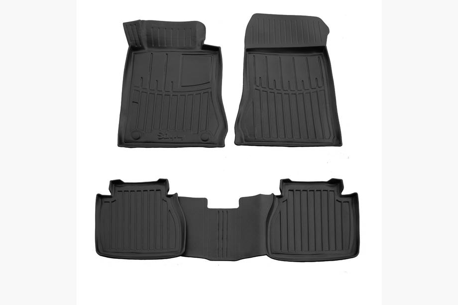 Mercedes E-class W210 1995-2002 Tapis de Sol Caoutchouc Stingray 3D (2WD, 4 pcs) Photo 1