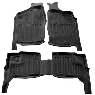 Tapis de Sol Caoutchouc Stingray 3D (Pour Navara (D22), Conduite à Droite, 3 pcs) Nissan NP300 1999-2015