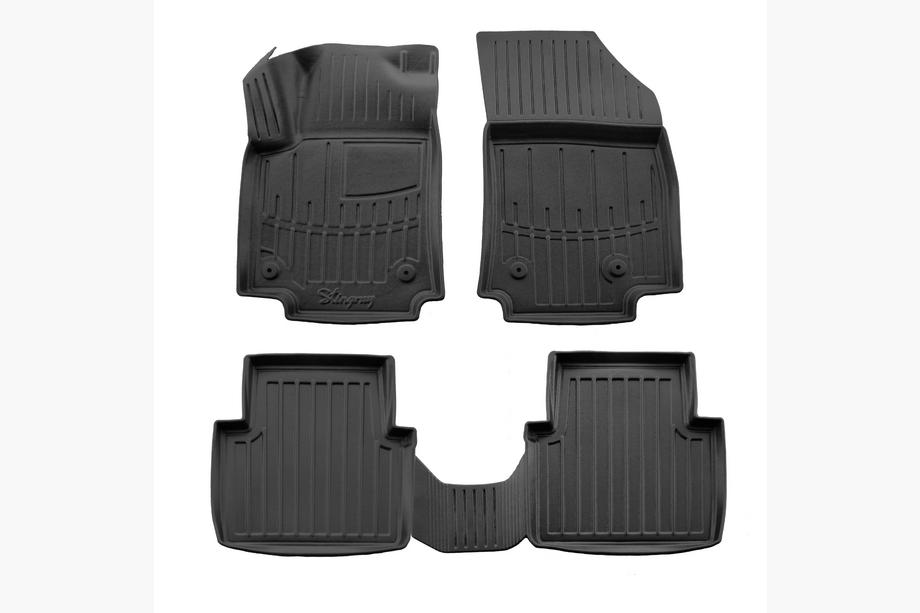 Citroen C-3 Aircross 2017-2024 Tapis de sol caoutchouc Stingray 3D (5 pcs) Image