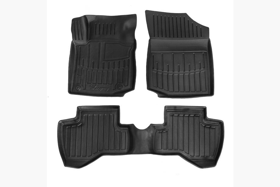 Peugeot 107 2005-2014 Tapis de sol caoutchouc Stingray 3D (3 pcs) Image