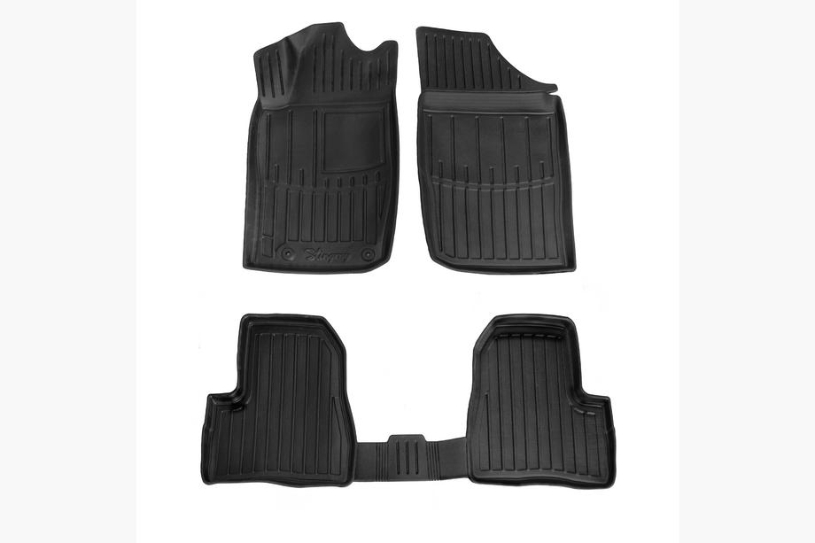 Peugeot 206 1998-2024 Tapis de sol en caoutchouc Stingray 3D (4 pcs) Image
