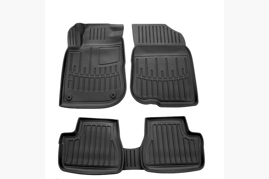 Peugeot 208 2012-2019 Tapis de sol caoutchouc Stingray 3D (5 pcs) Image