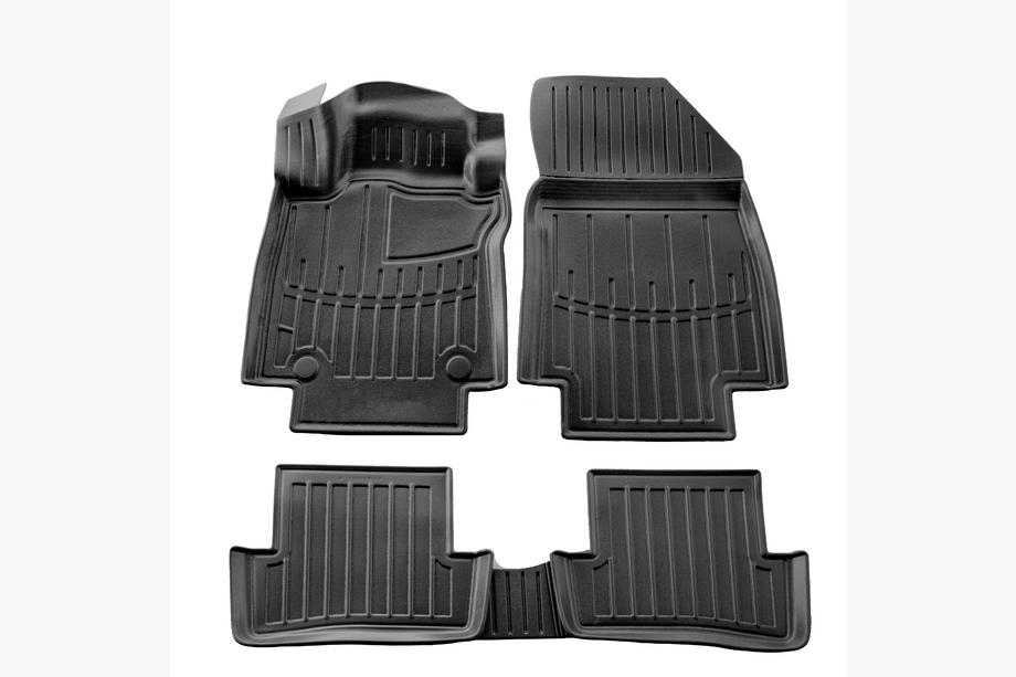 Renault Clio IV 2012-2019 Tapis de sol caoutchouc Stingray 3D (5 pcs) Image