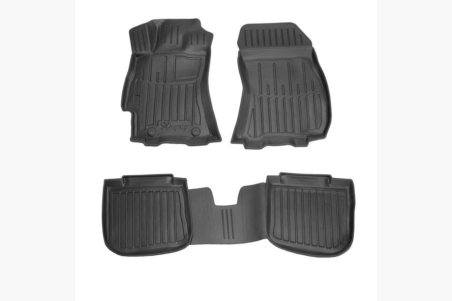 Subaru Outback 2009-2014 Tapis de sol en caoutchouc Stingray 3D (4 pcs) Image