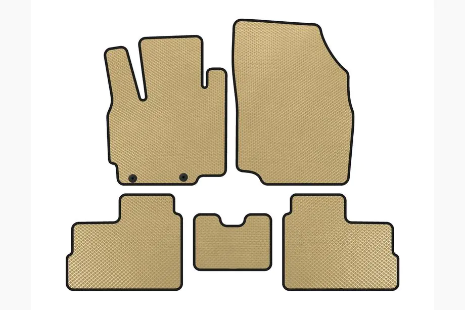 Mitsubishi Space Star/Mirage 2012- Tapis de sol EVA (pour Space Star, 2012-2016, HB, Beige) Photo 1