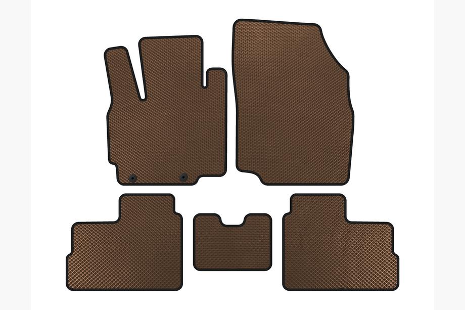 Mitsubishi Space Star/Mirage 2012- Tapis de sol EVA (pour Space Star, 2012-2016, HB, Marron) Image
