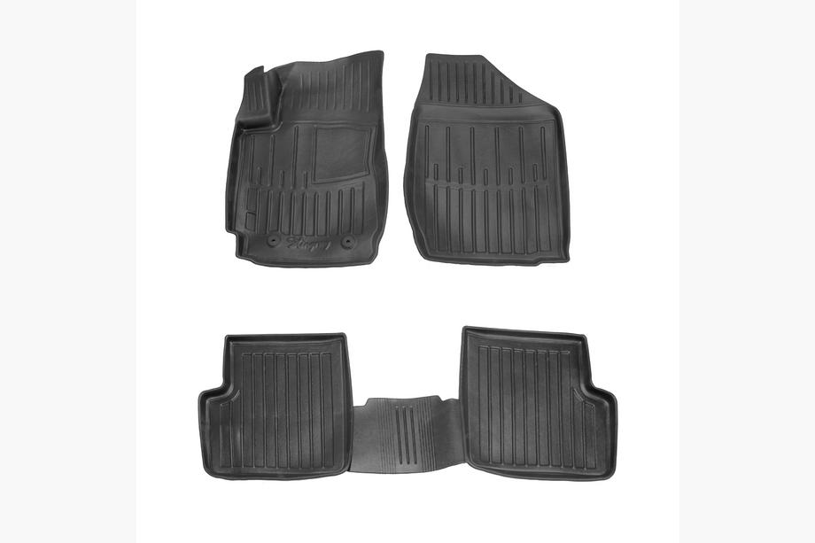 Toyota Corolla 2002-2007 Tapis de sol en caoutchouc Stingray 3D (4 pcs) Image