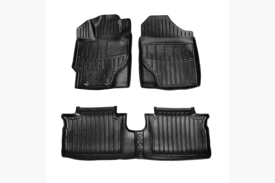 Toyota Yaris 2010-2020 Tapis de sol en caoutchouc Stingray 3D (4 pcs) Image