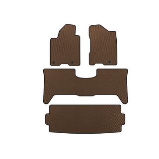 Tapis de sol EVA (3 Rangées, 2003-2008, Marron) Nissan Armada 2003-2015