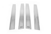 Toyota Corolla 2002-2007 Couvre-montants chromés (4 pcs, inox) photo 3