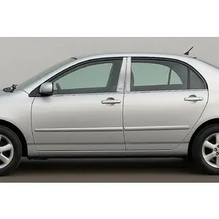 Couvre-montants chromés (4 pcs, inox) Toyota Corolla 2002-2007 photo 1