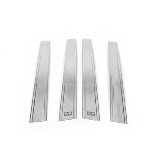 Couvre-montants chromés (4 pcs, inox) Toyota Corolla 2002-2007 photo 3