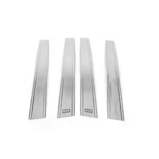 Couvre-montants chromés (4 pcs, inox) Toyota Corolla 2002-2007 photo 3