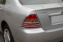 Toyota Corolla 2002-2007 Caches Feux Arriere Chromes (2002-2004, 2 pcs, plastique) photo 1