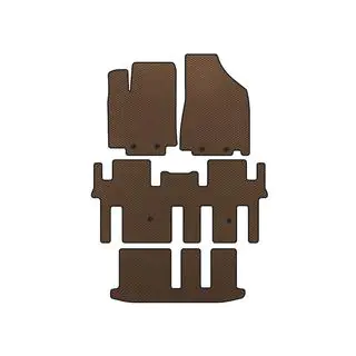 Tapis de sol EVA (3 Rangées, Marron)