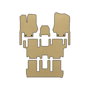 Tapis de sol EVA (3 Rangées, 7 Places, Beige)
