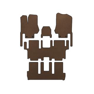 Tapis de sol EVA (3 Rangées, 7 Places, Marron)
