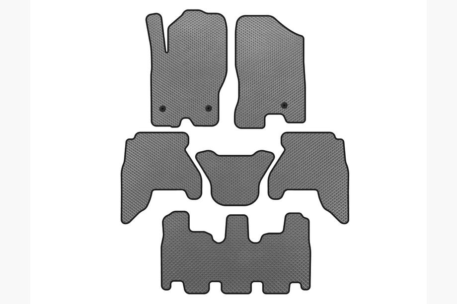 Nissan Pathfinder R51 2005-2014 Tapis de sol EVA (3 rangées, gris, 2010-2014) Photo 1