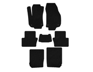Opel Zafira B 2005–2011 Tapis de sol textile Classic (3 rangées, Noir) photo 1