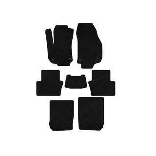 Tapis de sol textile Classic (3 rangées, Noir) Opel Zafira B 2005–2011 photo 1