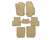 Opel Zafira B 2005–2011 Tapis de sol EVA (3 Rangées, Beige) photo 1
