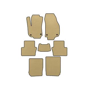 Tapis de sol EVA (3 Rangées, Beige) Opel Zafira B 2005–2011