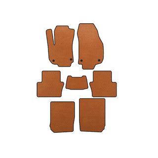 Tapis de sol EVA (3 Rangées, Orange) Opel Zafira B 2005–2011