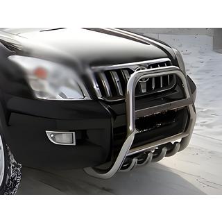 Pare-buffle haut (inox) Toyota Land Cruiser Prado 120 2002-2009