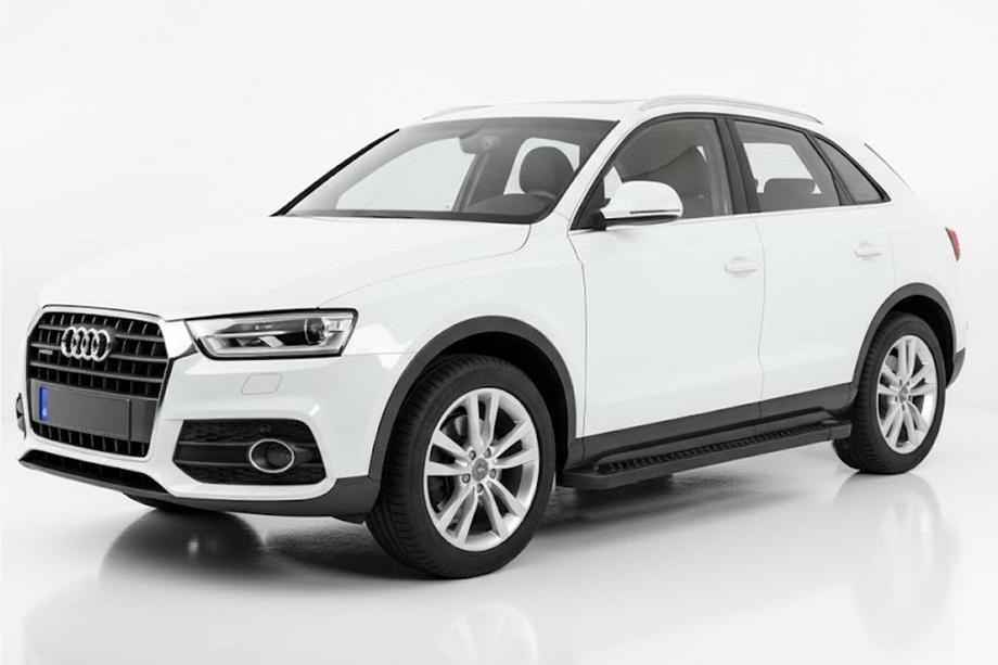 Audi Q3 2011-2019 Marchepieds Latéraux Allmond Black (2 pcs, Aluminium) Image