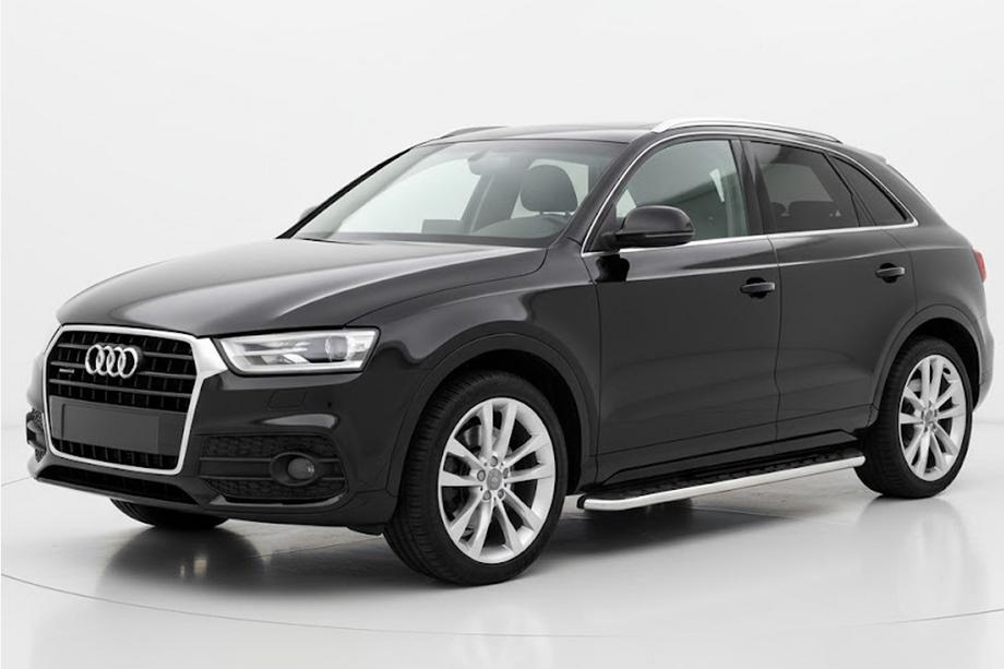 Audi Q3 2011-2019 Marchepieds Latéraux Maydos V1 (2 pcs, Aluminium & Inox) Image