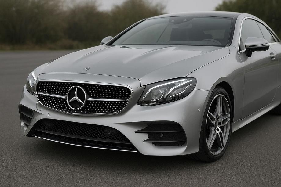 Mercedes E-class coupe C238 2016-2024 Calandre Avant Diamond Black (pour Avantgarde/AMG-Line/E43 AMG/E53 AMG 2016-2020) Image