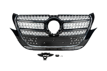 Lot De 5 Garnitures Calandre Avant Chromées Inox Pour Mercedes Vito W447 (à Partir De 2020)
