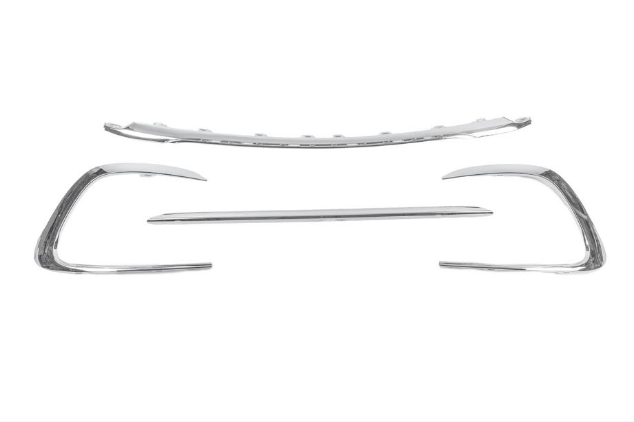 Mercedes Vito/V-class W447 2014- Kit de garnitures chromées pour pare-chocs avant (2023+) Photo 4